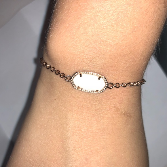 Kendra Scott Elaina Rose Gold Adjustable Bracelet - Picture 2 of 6